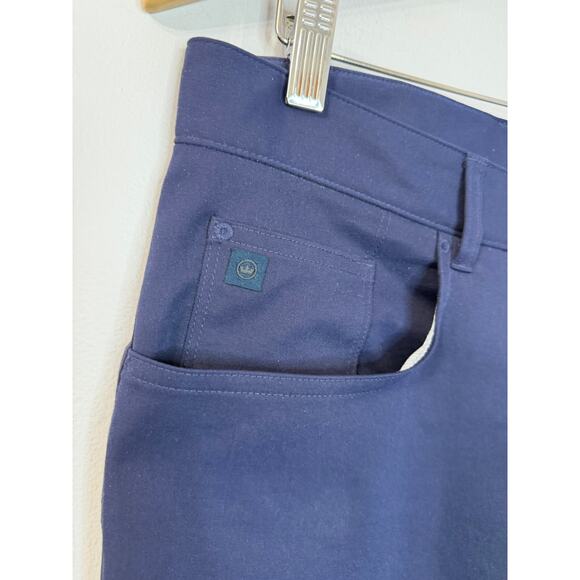 Peter Millar Performance 5-Pocket Core Pant Blue Stretch Men's 32x30 - Picture 7 of 14
